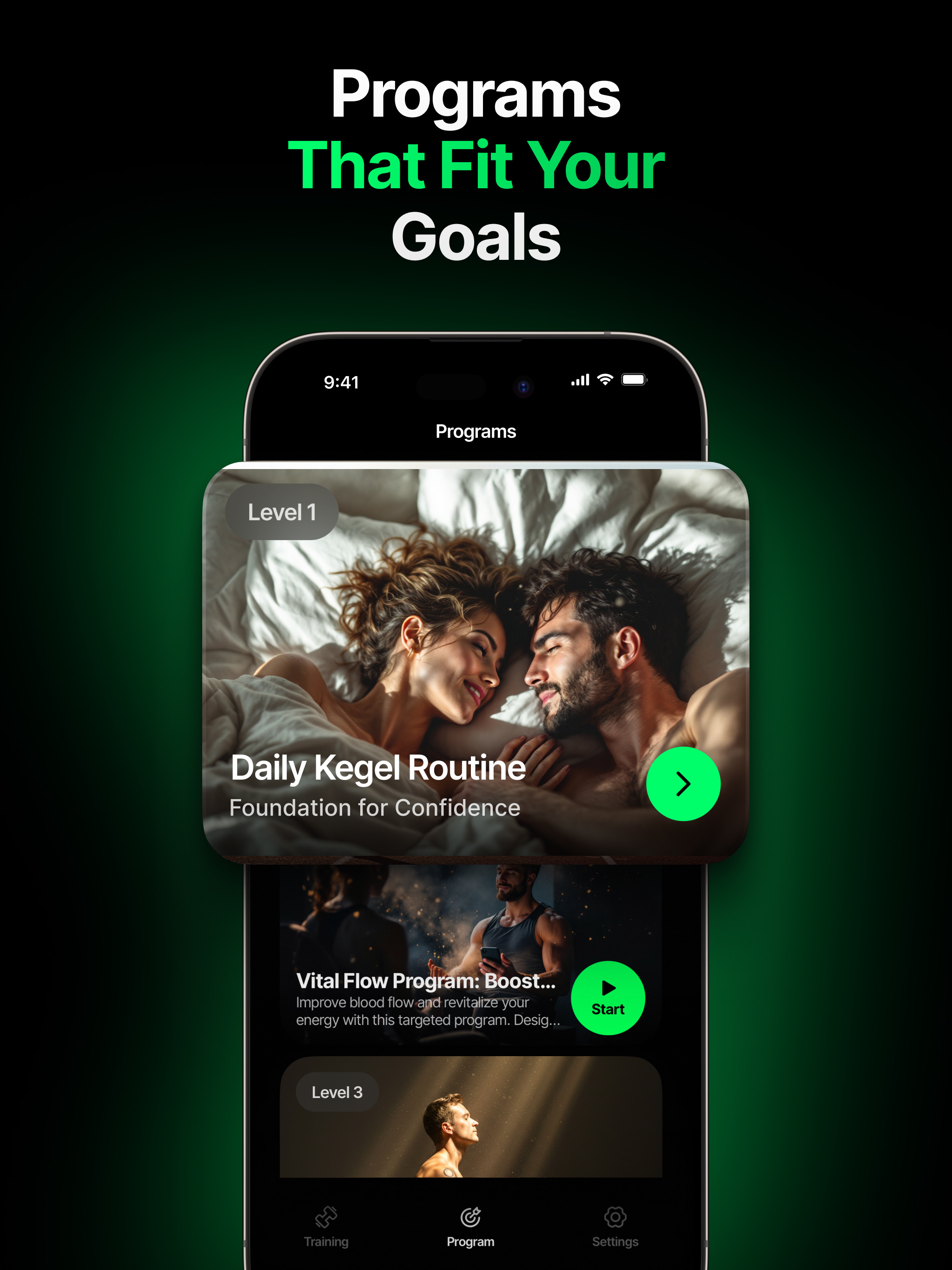 KegelUp App Interface